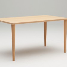 D36490AE　ダイニングテーブルW1300　ピュアビーチ